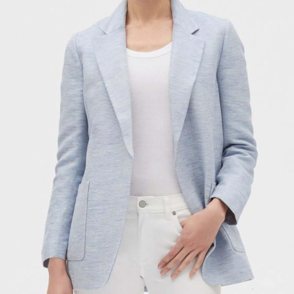 Banana Republic Factory Blazer Light Blue Size 8